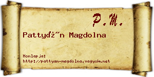 Pattyán Magdolna névjegykártya